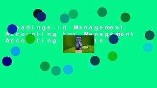Readings in Management Accounting for Management Accounting Complete