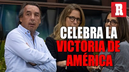 Azcárraga celebra la victoria del América