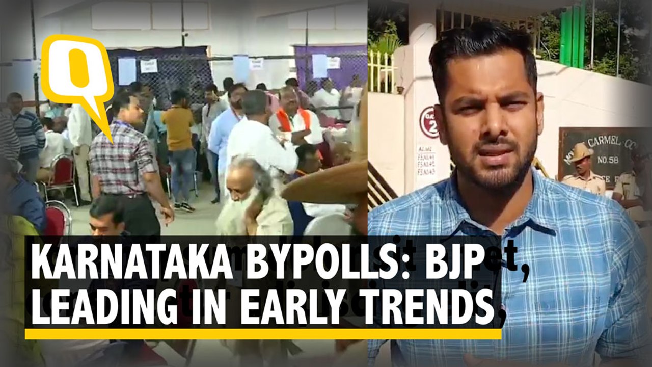 Karnataka Bypolls: BJP Ahead in 11 Seats, Cong...