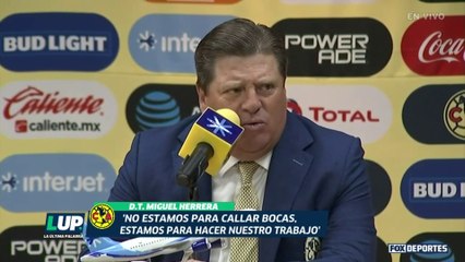 LUP: "Están dónde querían estar": Miguel Herrera