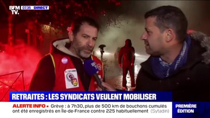 Opération de tractage en cours à Toulouse où des cheminots veulent mobiliser contre la réforme des retraites