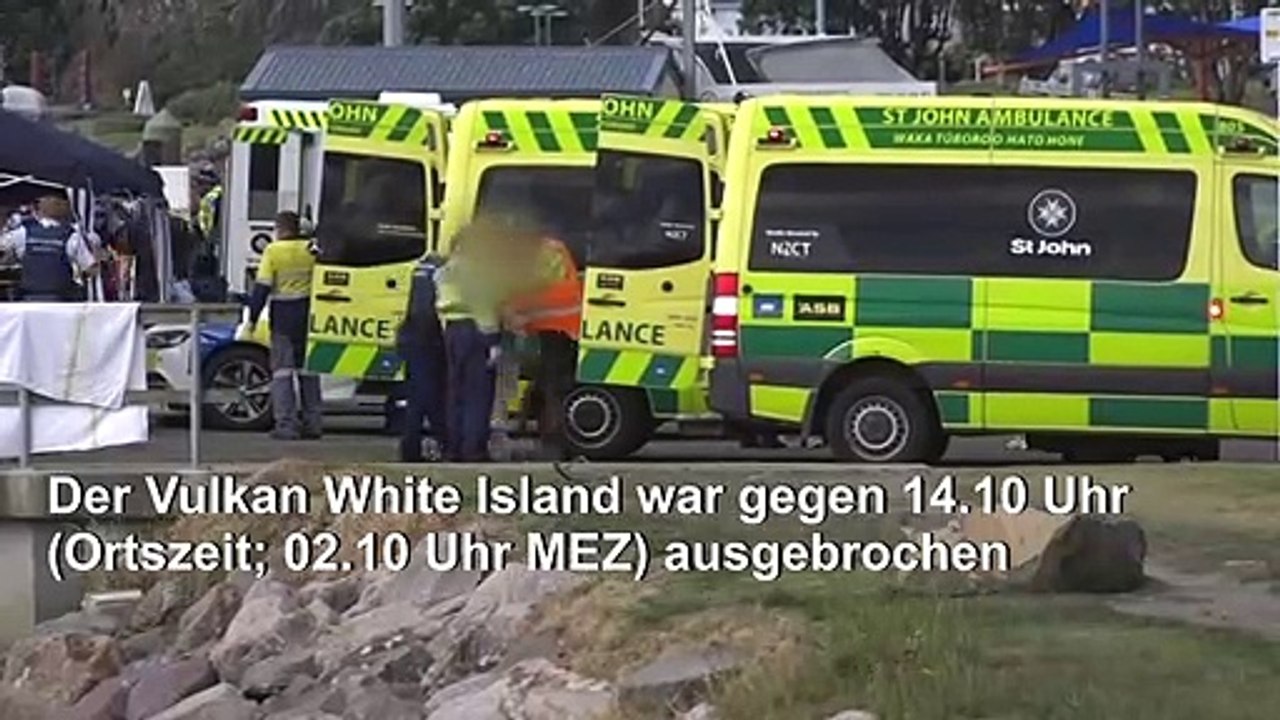 Tödlicher Vulkanausbruch in Neuseeland