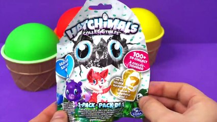 Download Video: 4 Colors Play Doh Ice Cream Cups LOL Cars Hatchimals Surprise Toys Zuru 5 Kinder Surprise Eggs