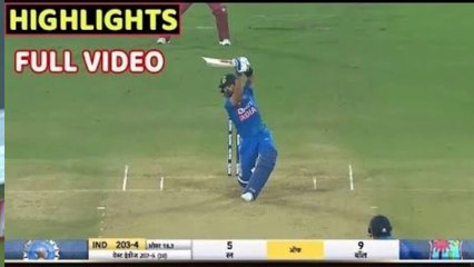 India Vs West Indies 2nd T-20 Match Full Match Highlights..