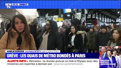 Entre 6h30 et 9h ce matin, un seul métro de la ligne 4 a pu faire la liaison entre Gare du Nord et mairie de Montrouge