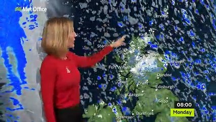 Met Office Weather Report - Scotland (Monday 9th December 2019)