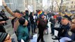 LGBT activists hold protest outside St. Patrick's Cathedral in New York City