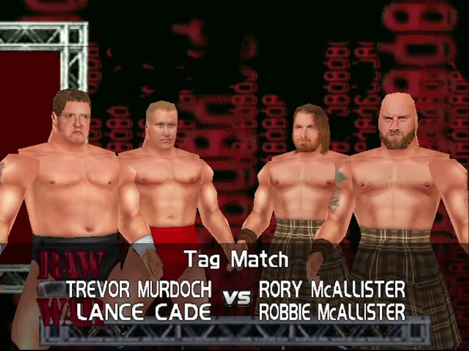 WWE Summerslam Mod Mathes Lance Cade & Trevor Murdoch vs The Highlanders