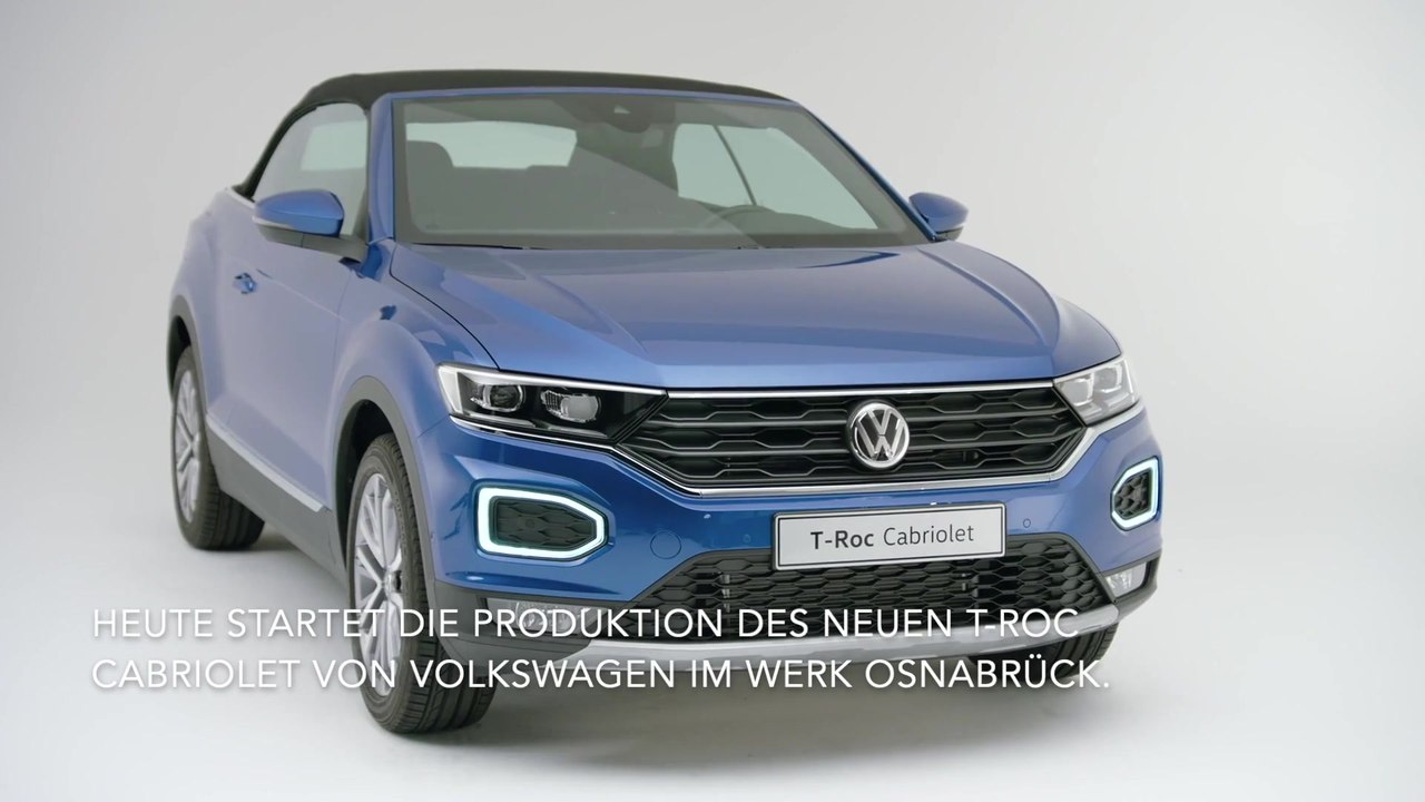 Produktion des Volkswagen T-Roc Cabriolet startet in Osnabrück