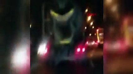 D-100'de beton mikseri tehlikeli anlar yaşattı