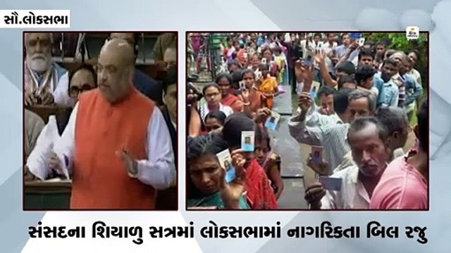 નાગરિકતા સંશોધન બિલ રજૂ કરવા થયું વોટિંગ, સમર્થનમાં 293 અને વિરોધમાં 82 વોટ પડ્યા