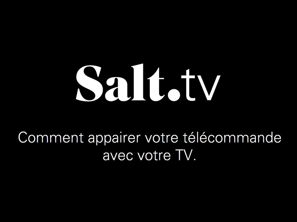 Présentation de la télécommande Salt - Vidéo Dailymotion