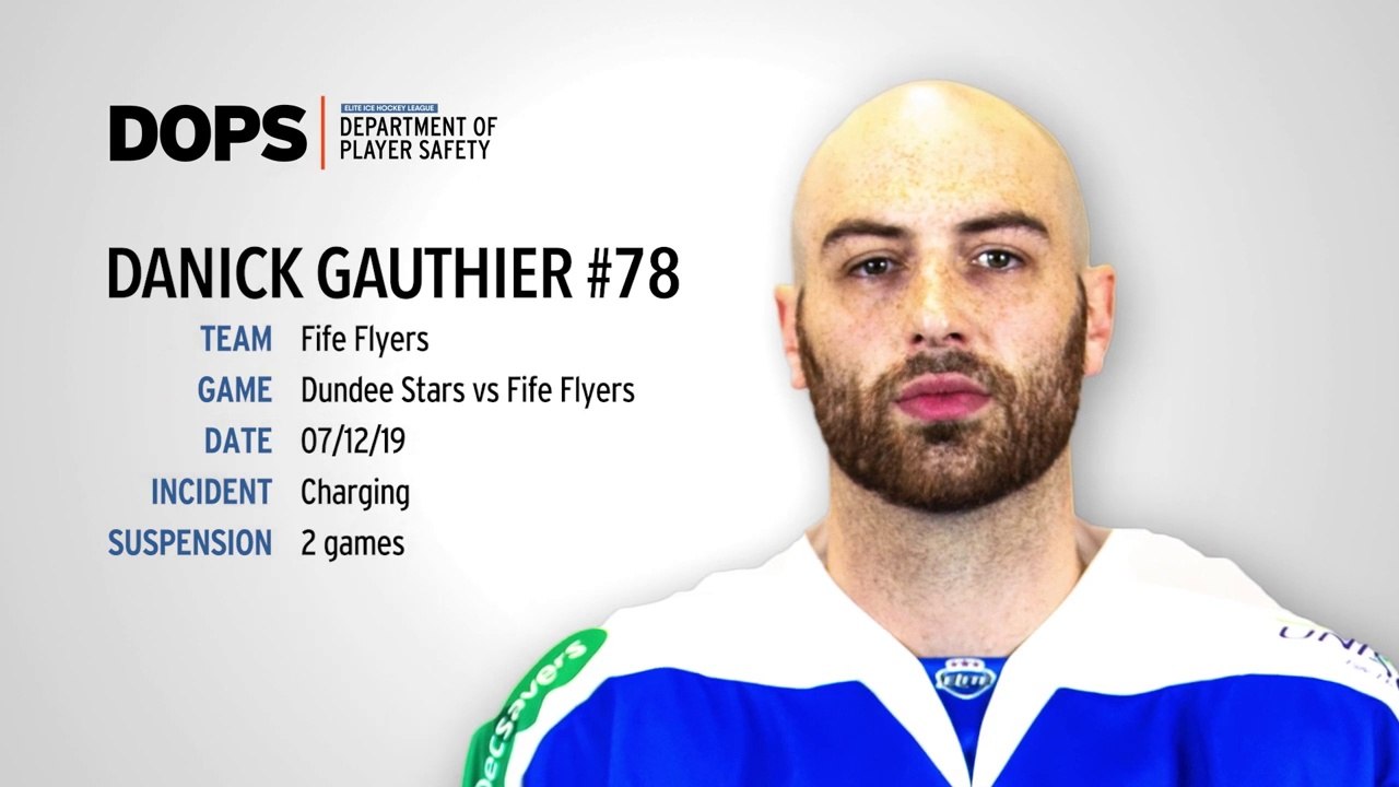 Elite League DOPS - Danick Gauthier