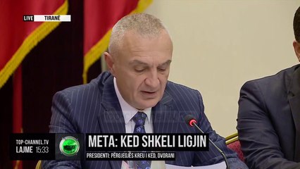Presidenti Meta kallëzon penalisht kreun e KED, Ardian Dvoranin
