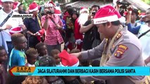 Jelang Natal, Polisi Santa Jaga Silaturahmi dan Berbagi Kasih Bersama di Papua
