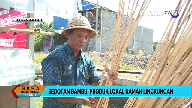 Yuk! Beralih ke Sedotan Bambu, Produk Lokal Ramah Lingkungan