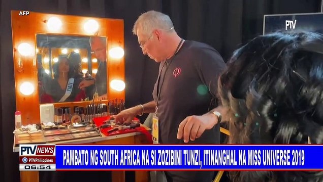 Pambato ng South Africa na si Zozibini Tunzi, itinanghal na Miss Universe 2019
