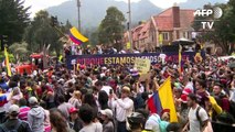 Marcha com artistas dá novo impulso a protestos na Colômbia