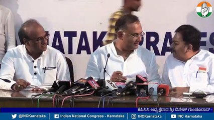 ಅಧ್ಯಕ್ಷ ಸ್ಥಾನಕ್ಕೆ ರಾಜೀನಾಮೆ ನೀಡಿದ ದಿನೇಶ್ ಗುಂಡೂರಾವ್