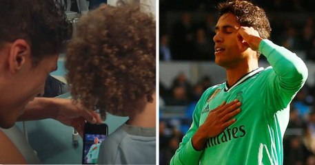 Raphaël Varane explique la signification de sa célébration de but