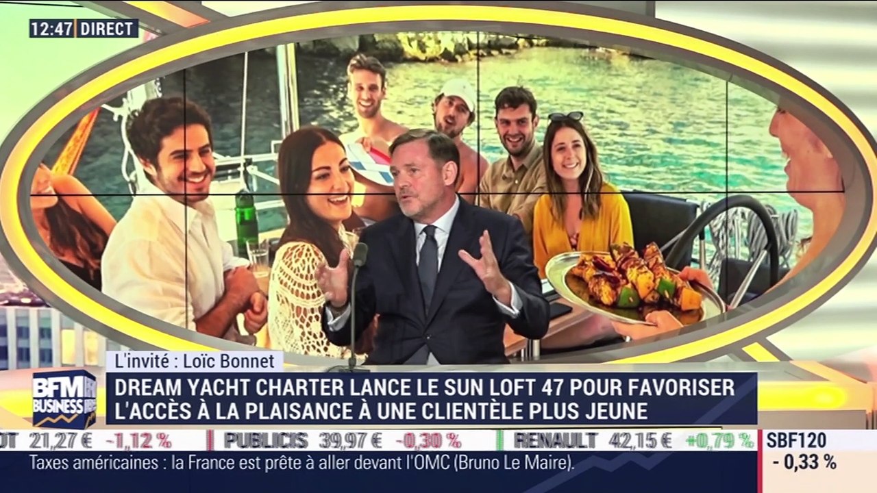 Loïc Bonnet (Dream Yacht Charter) : Dream Yacht Charter, le leader mondial  de la location de bateaux - 09/12 - Vidéo Dailymotion