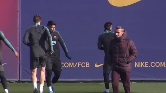 El Barcelona calienta motores para la cita de Champions