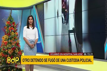 Callao: peligroso delincuente ‘Chinochoro’ fugó de Hospital San José