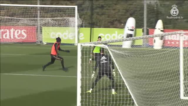 El Madrid afronta con optimismo el choque de Champions ante el Brujas