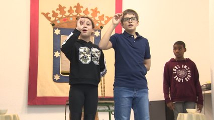 Los niños de San Ildefonso se preparan para el sorteo de la Lotería
