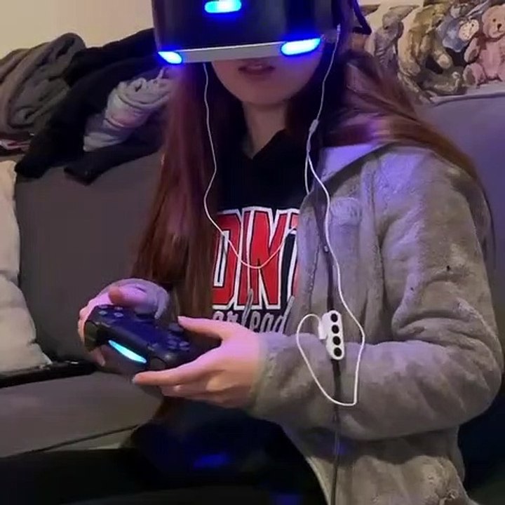 First Time Playing VR Game