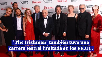 'The Irishman' gana más de 17,1 millones de espectadores en los primeros 5 días en Netflix