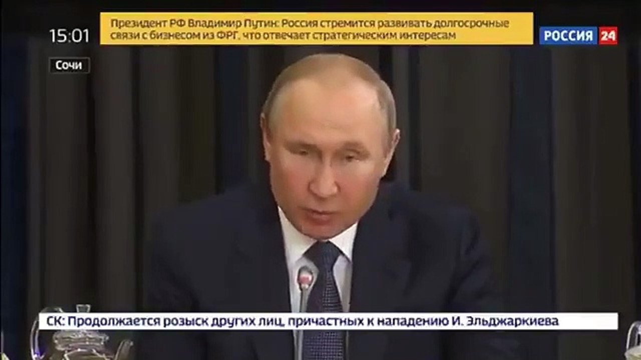 Putin Almanca konuştu