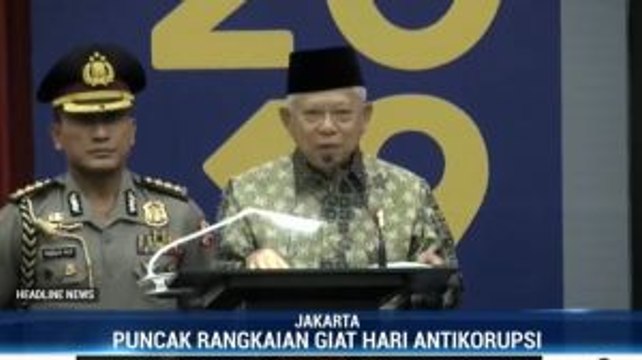 Wapres Maruf Amin Hadiri Peringatan Antikorupsi Sedunia