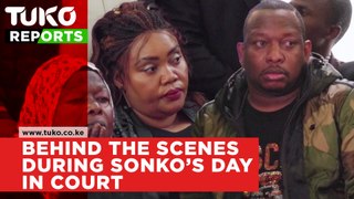 Behind the scenes during Sonko's day in court | Tuko TV