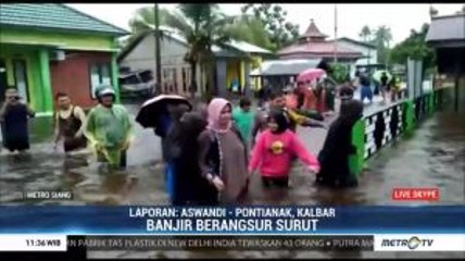Pemukiman Warga Sambas Terendam Banjir Selam 3 Hari