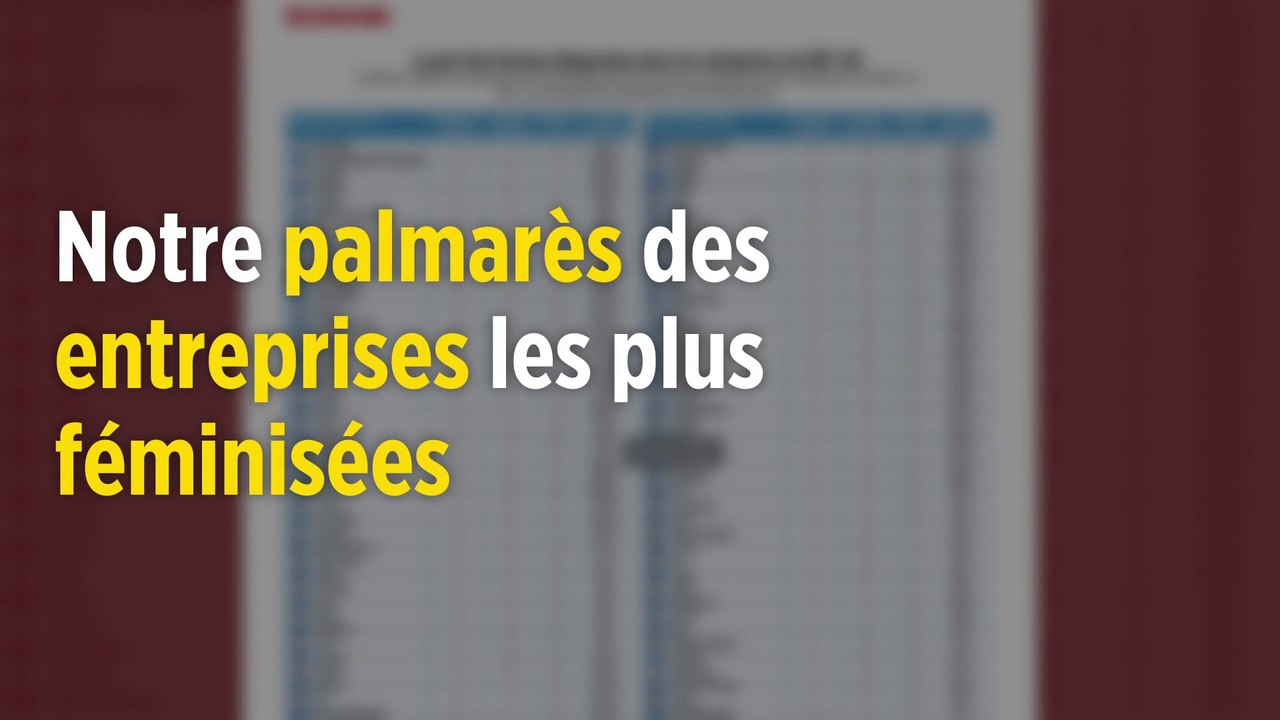 Notre palmarès des entreprises les plus féminisées