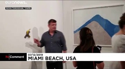 150 bin dolarlık sanat eseri muzu yiyen 'aç sanatçı': Çok lezzetliydi