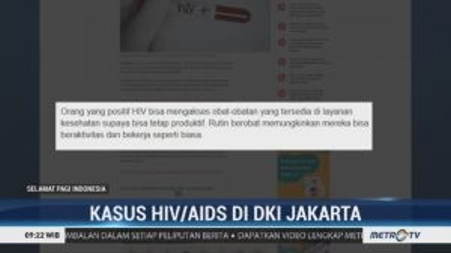 Dinkes Sebut Lebih dari 50 Ribu Warga DKI Positif Terinfeksi HIV