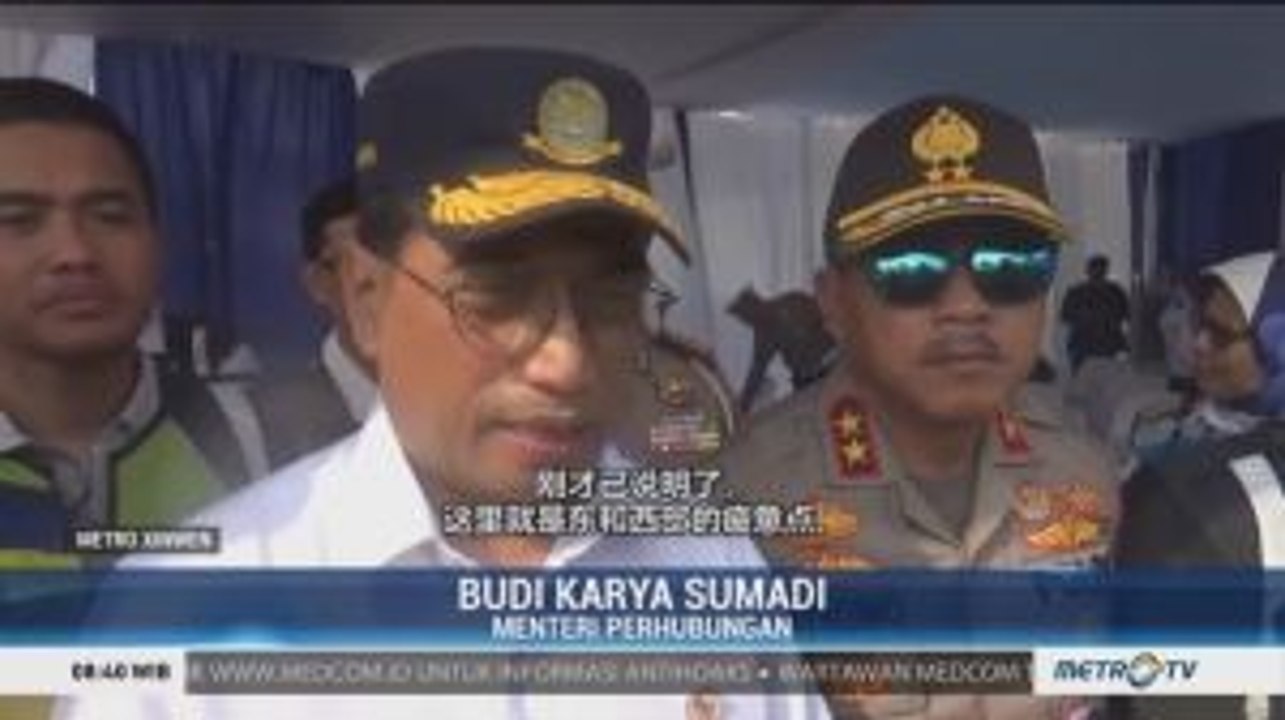 Menhub-Kakorlantas Sidak & Pantau Udara Tol Japek