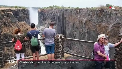 Afrique : les chutes Victoria sont à sec