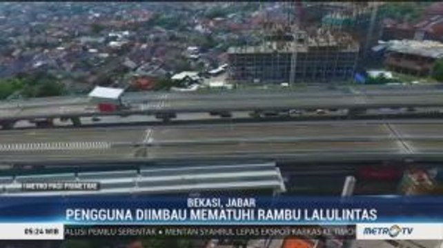 Meninjau Kesiapan Jalan Tol Layang Japek Jelang Pengoperasian