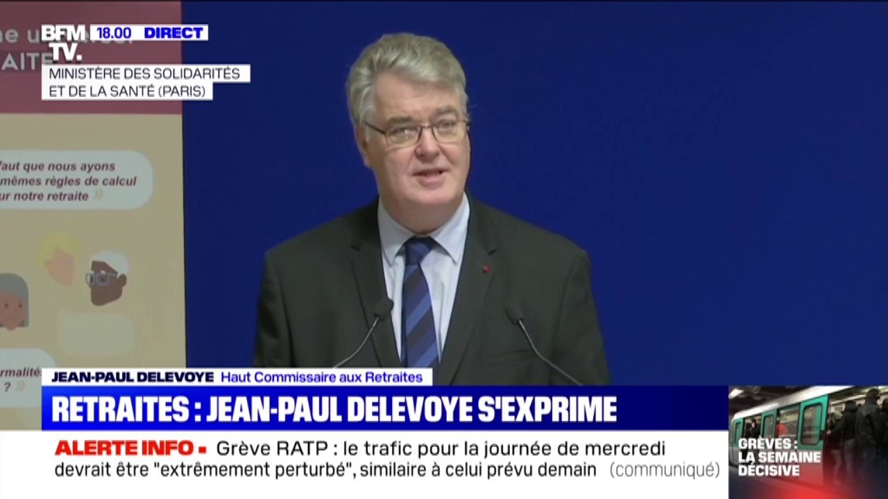 Jean-Paul Delevoye sur la réforme des retraites...