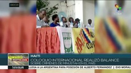 Realizan balance sobre crímenes de Minustah en Haití