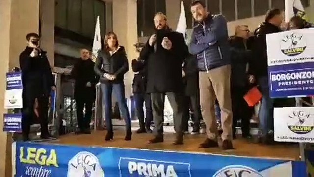 Salvini e #Borgonzoni da Ferrara (09.12.19)