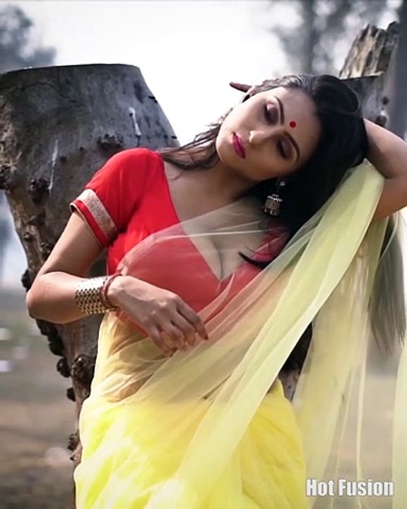 Saree Sundori Hot Edit Maria Light Yellow Saree - video Dailymotion