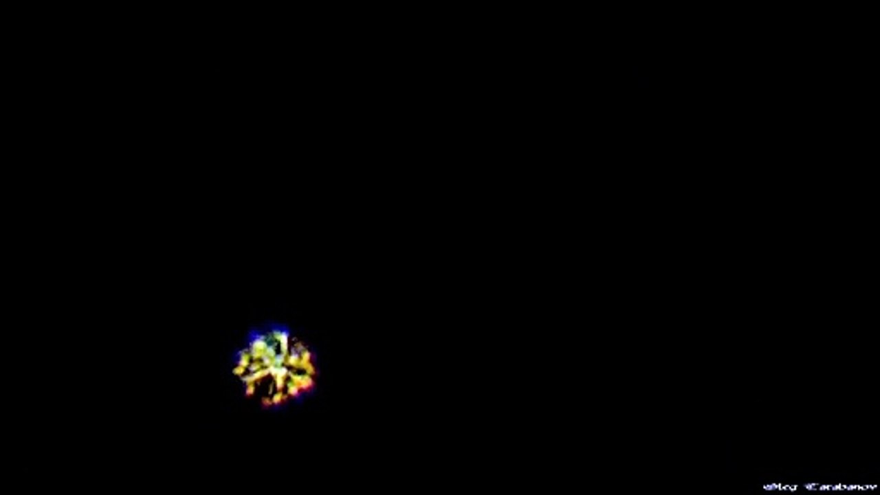 Estrela Arcturo vista do telescópio