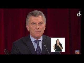 El fallido de Macri al hablar de protección de empresas