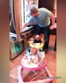 Funniest Daddy Take Care Of Twins Baby