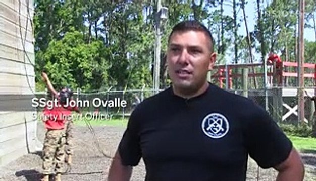 How Marine recruits battle their fear of heights on a 47-foot-tall tower at boot camp