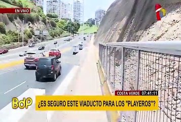 Costa Verde: ¿Es seguro el acceso peatonal del viaducto Armendáriz?
